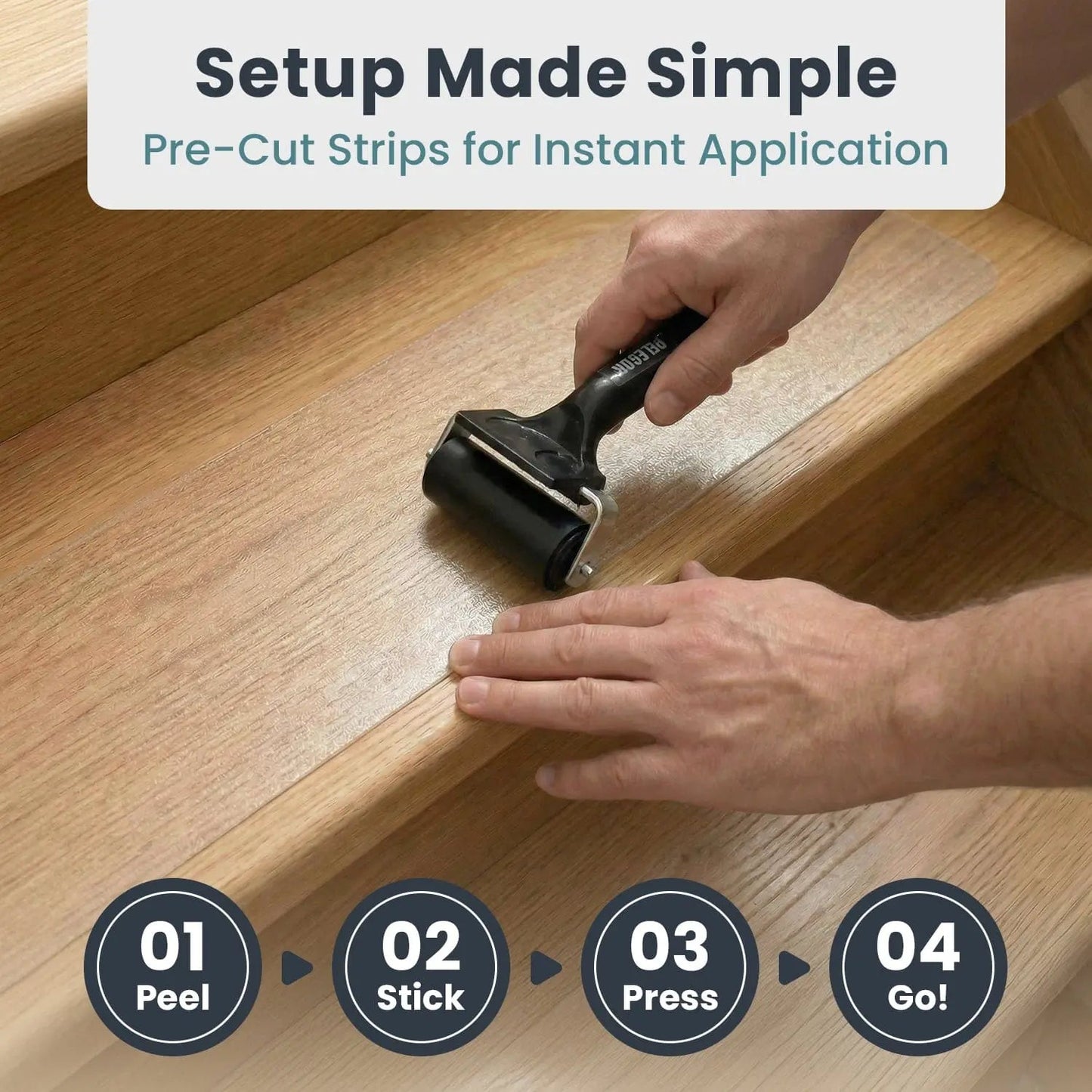 Clear Indoor Anti Slip Stair Tape