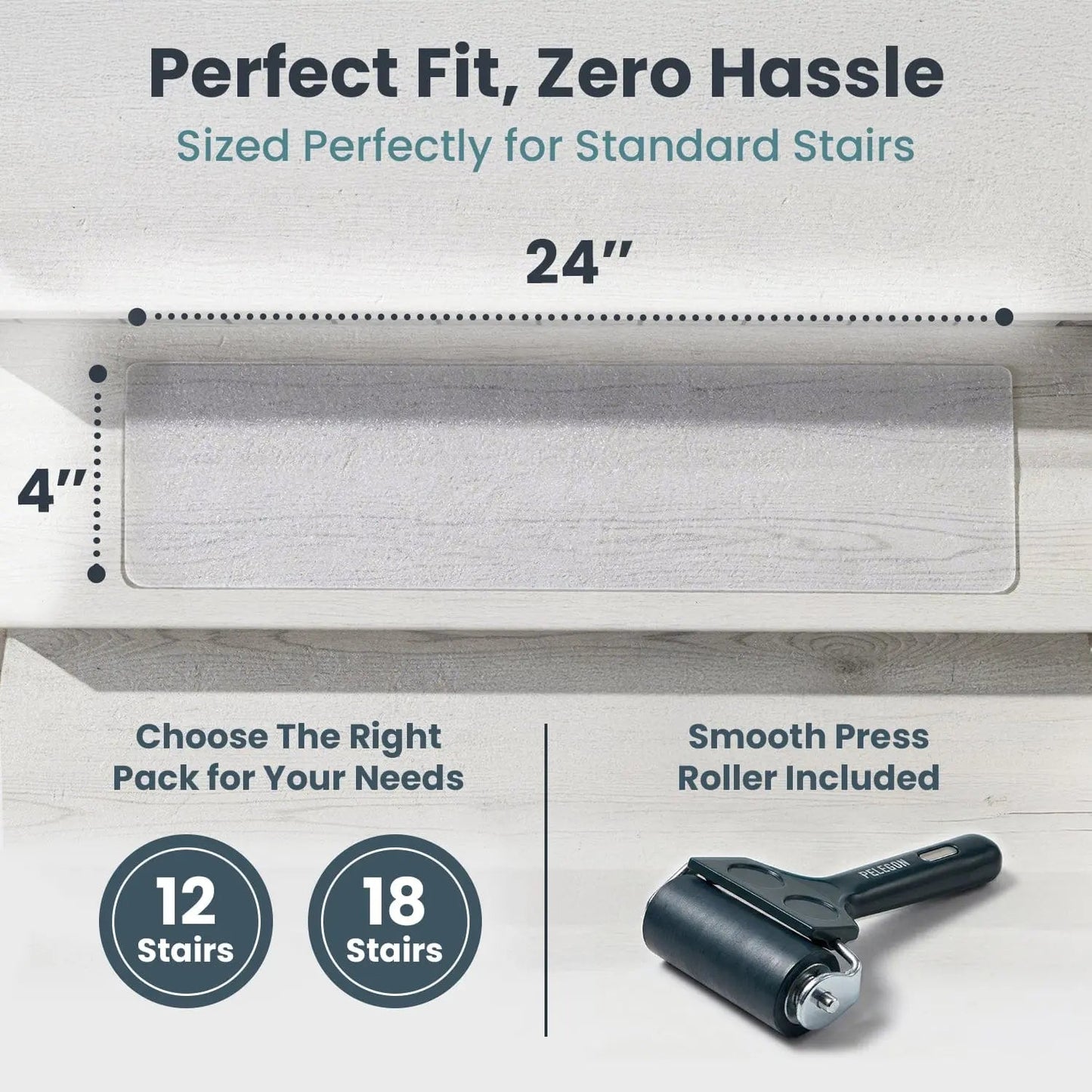 Clear Indoor Anti Slip Stair Tape