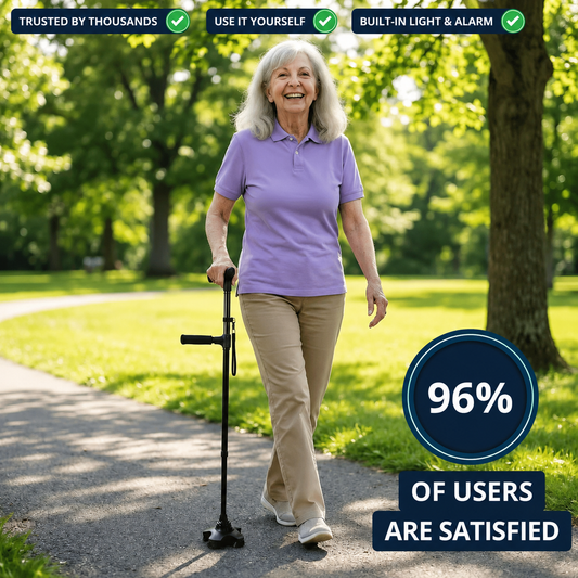The cane that helps you stand up