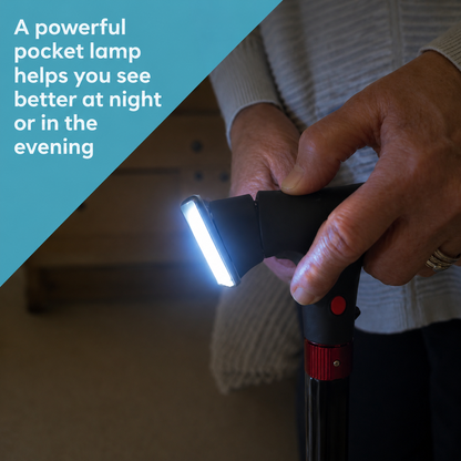 The cane that helps you stand up
