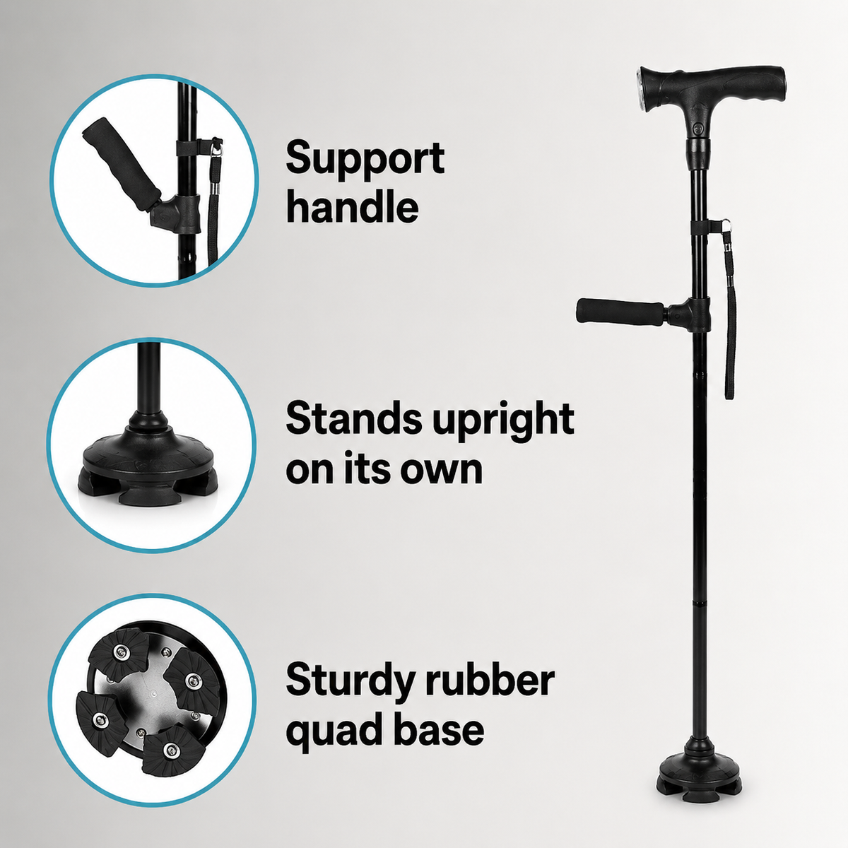 The cane that helps you stand up