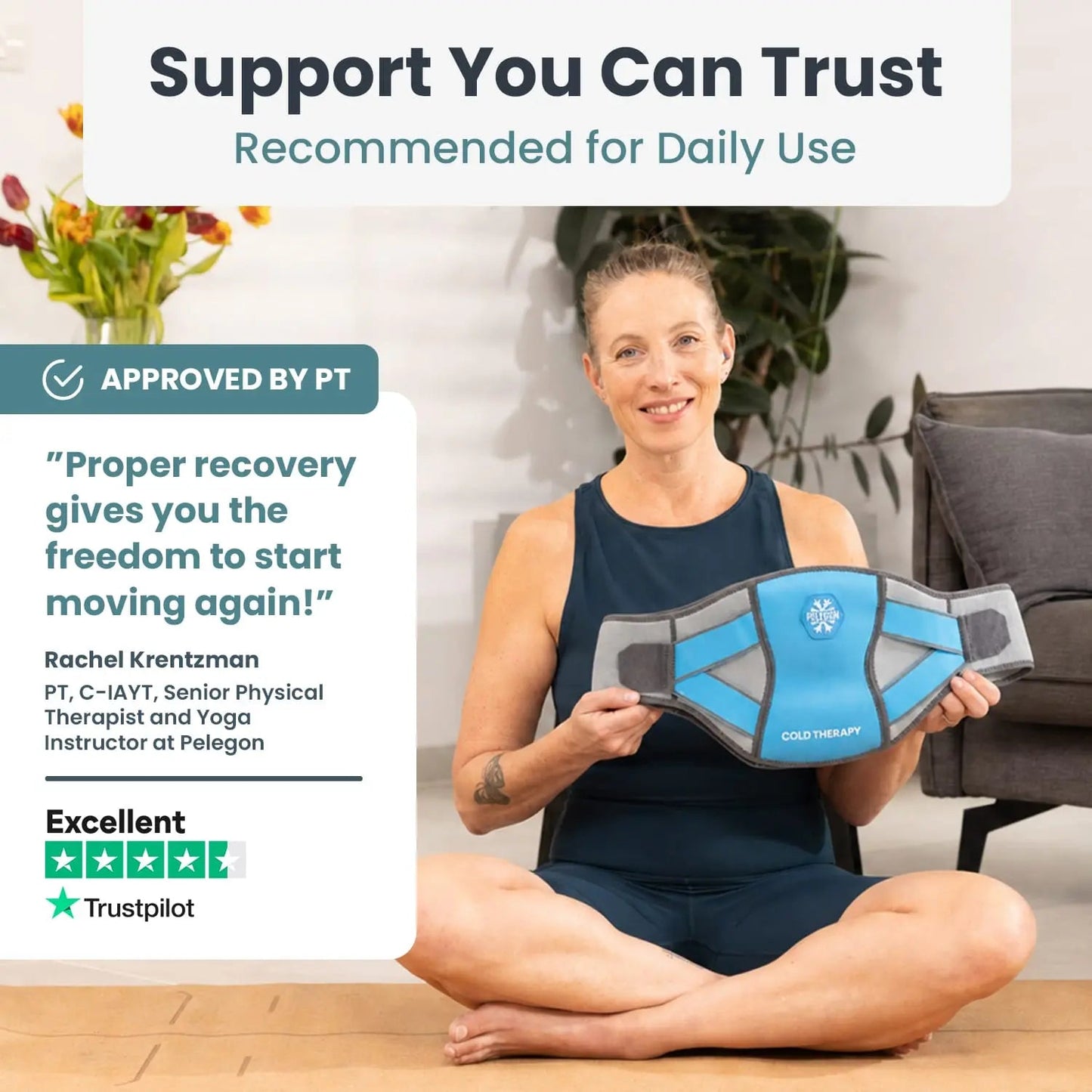 Lower Back Ice Pack Wrap