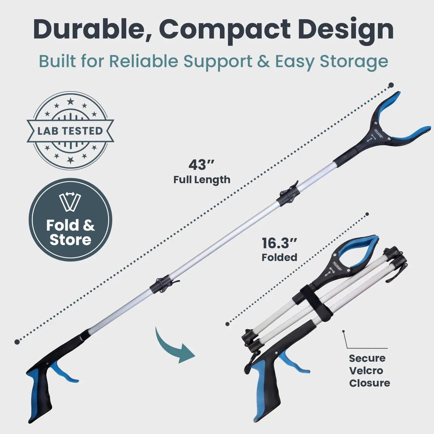 43" Foldable Grabber Reacher