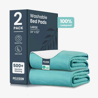 Washable Reusable Bed Pads for Incontinence (34" x 36")