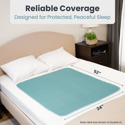 Washable Reusable Bed Pads for Incontinence (34" x 36")