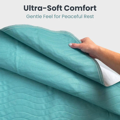 Washable Reusable Bed Pads for Incontinence (34" x 36")