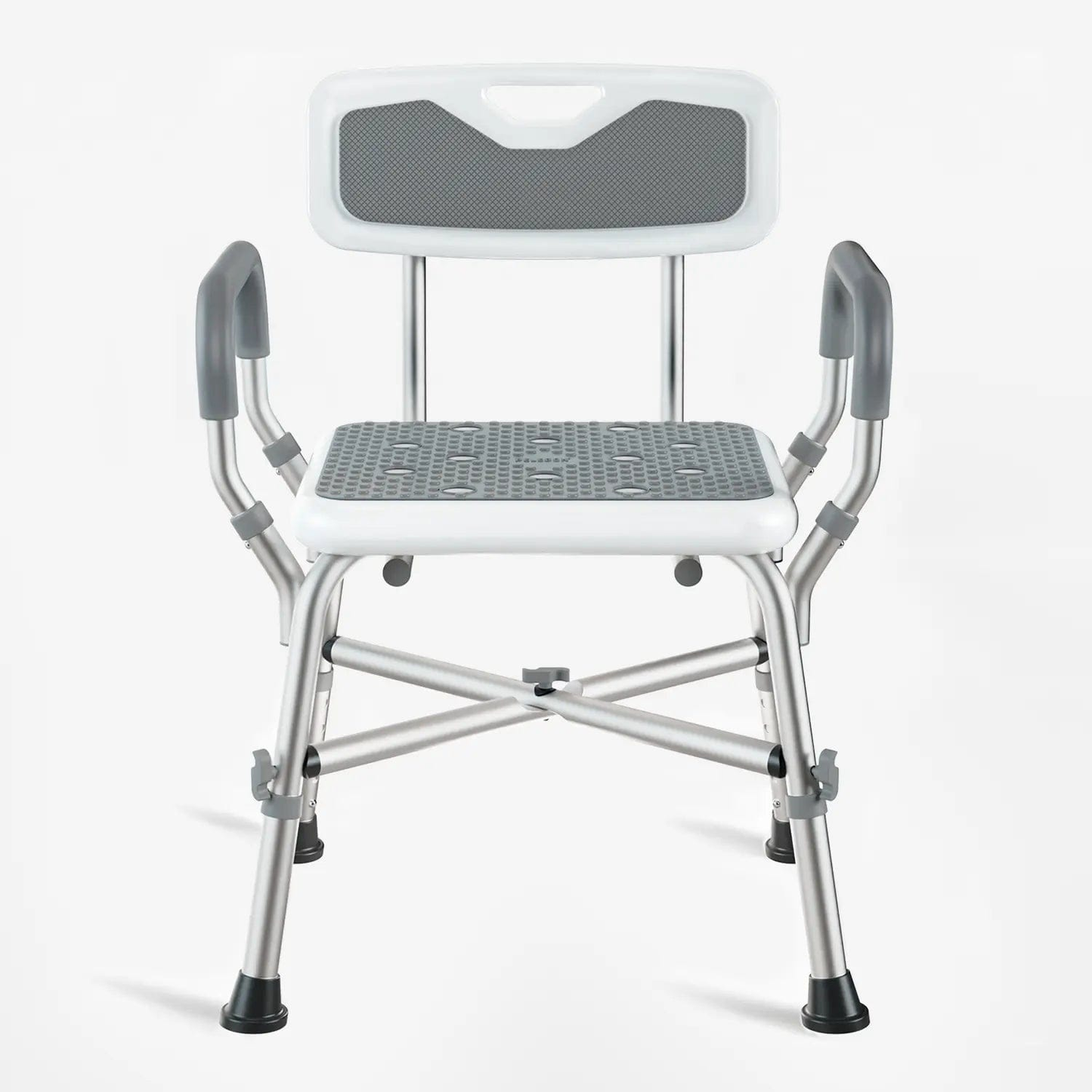 Heavy Duty Shower Chair with Arms (450lb Capacity)
