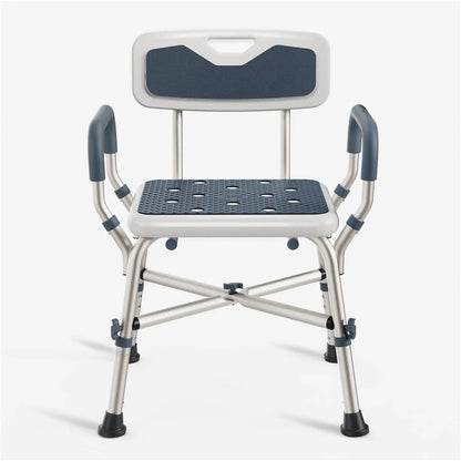 Heavy Duty Shower Chair with Arms (450lb Capacity)