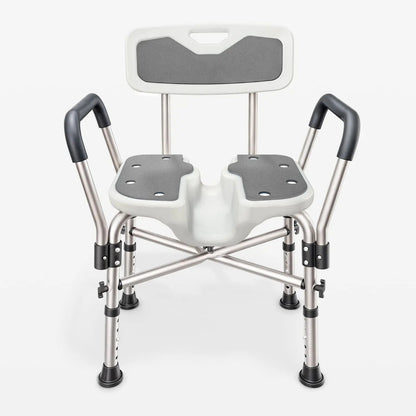 U-Shaped Shower Chair (450lb Capacity)