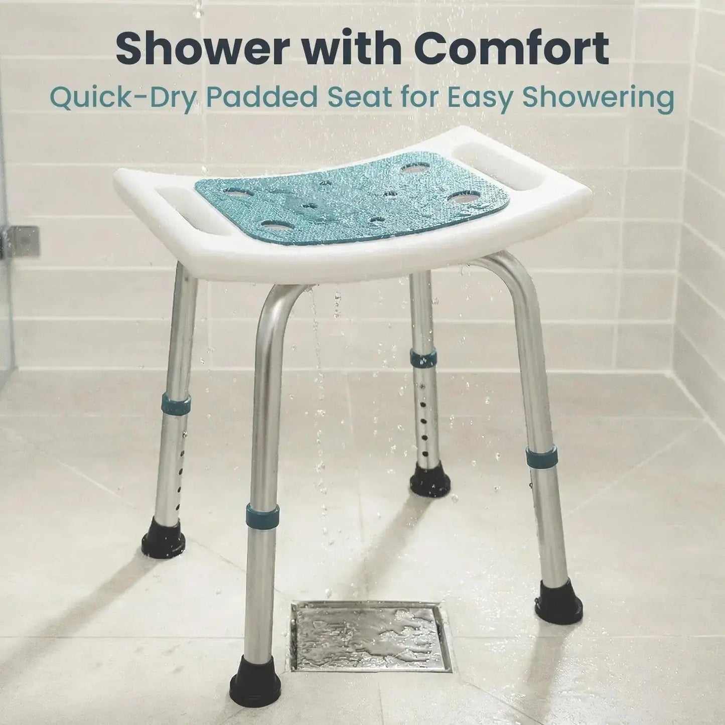 Shower Stool for Adults (300lb Capacity)