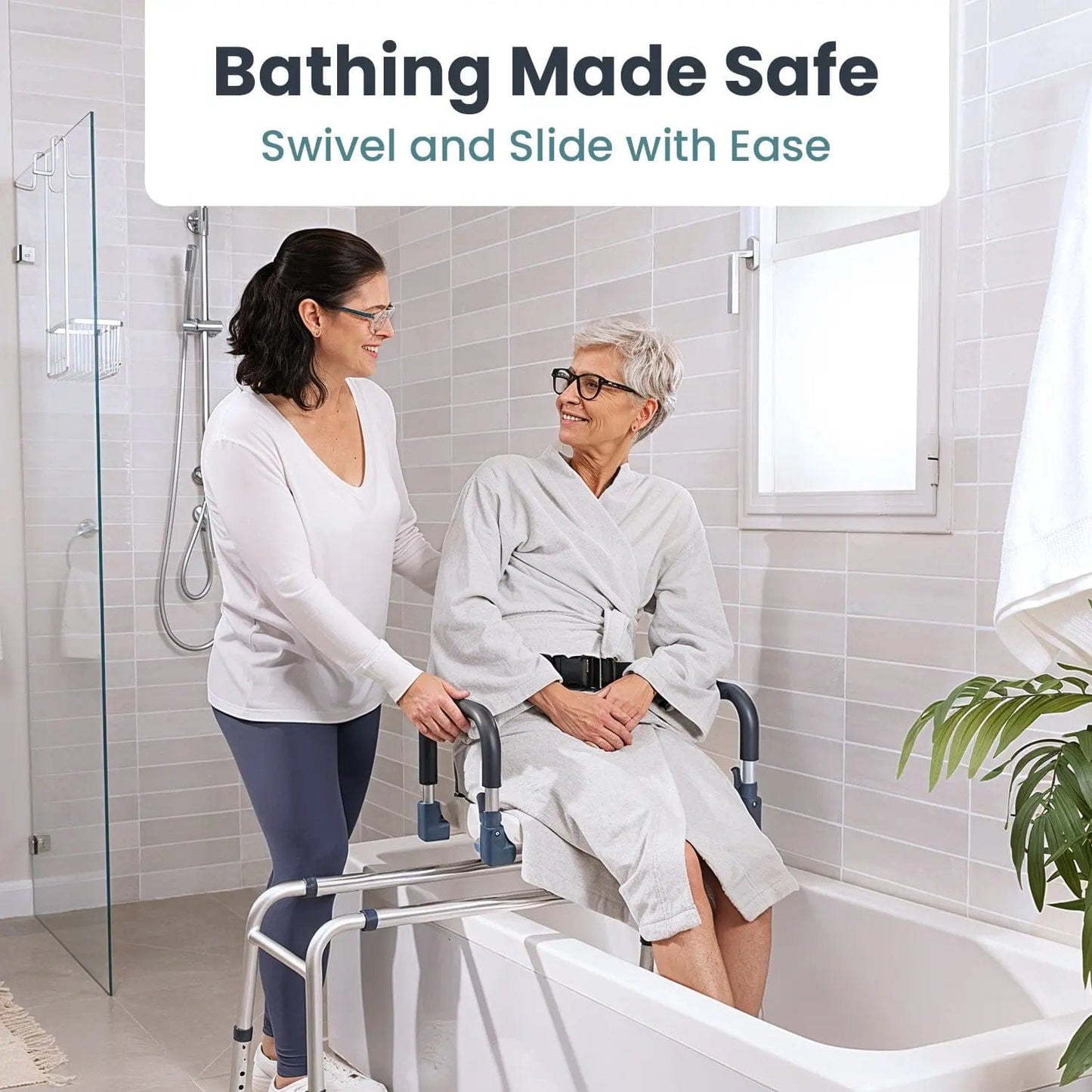 Sliding Swivel Shower Chair Transfer Bench
