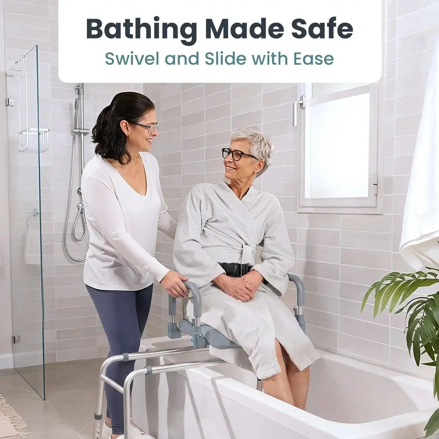 Sliding Swivel Shower Chair Transfer Bench