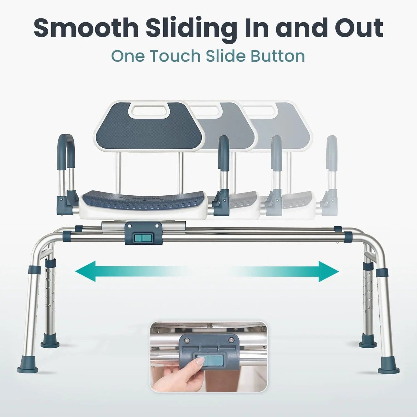 Sliding Swivel Shower Chair Transfer Bench