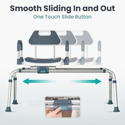 Sliding Swivel Shower Chair Transfer Bench