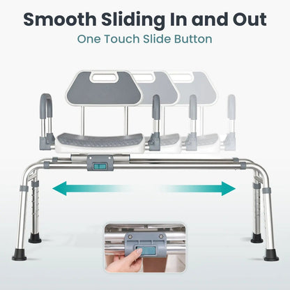 Sliding Swivel Shower Chair Transfer Bench