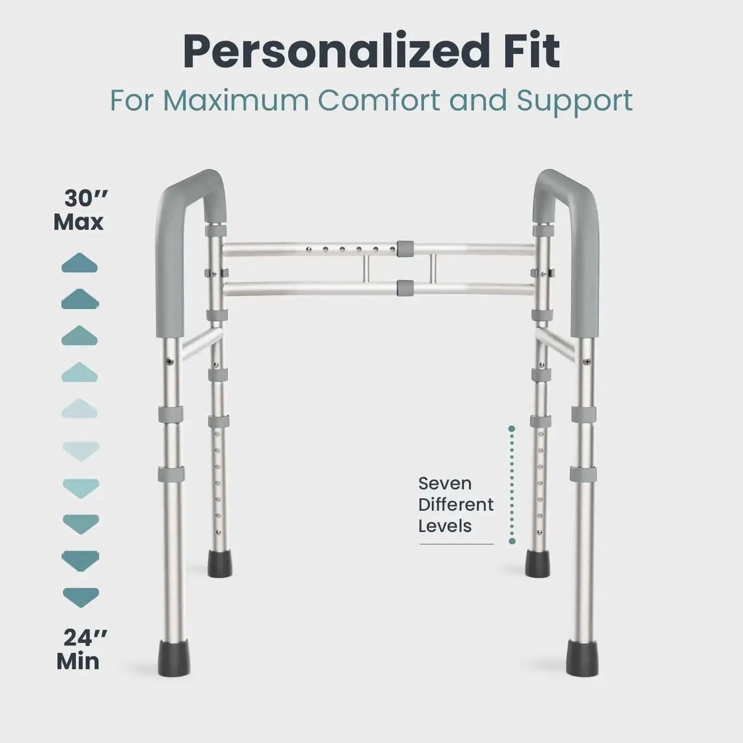 Toilet Safety Rail (350lb)