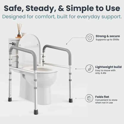 Toilet Safety Rail (350lb)