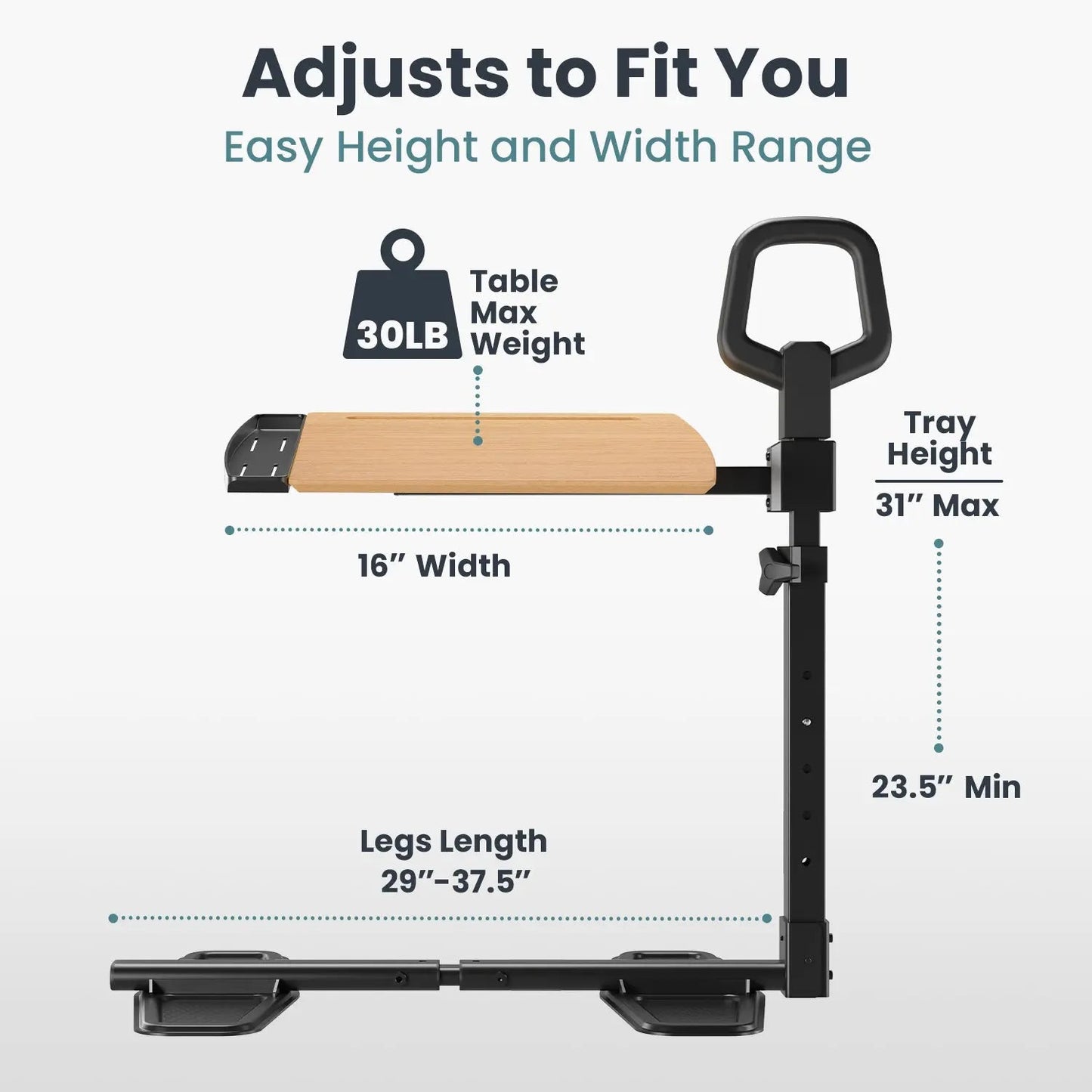 Independence Tray Table with 360-Degree Swivel