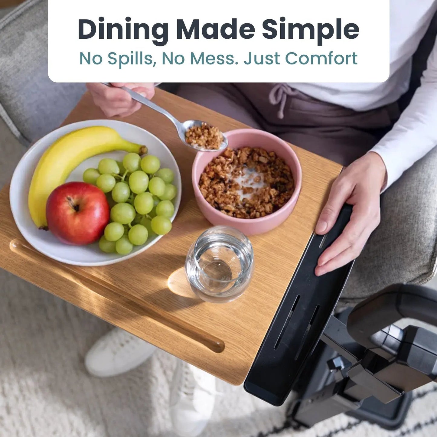 Independence Tray Table with 360-Degree Swivel