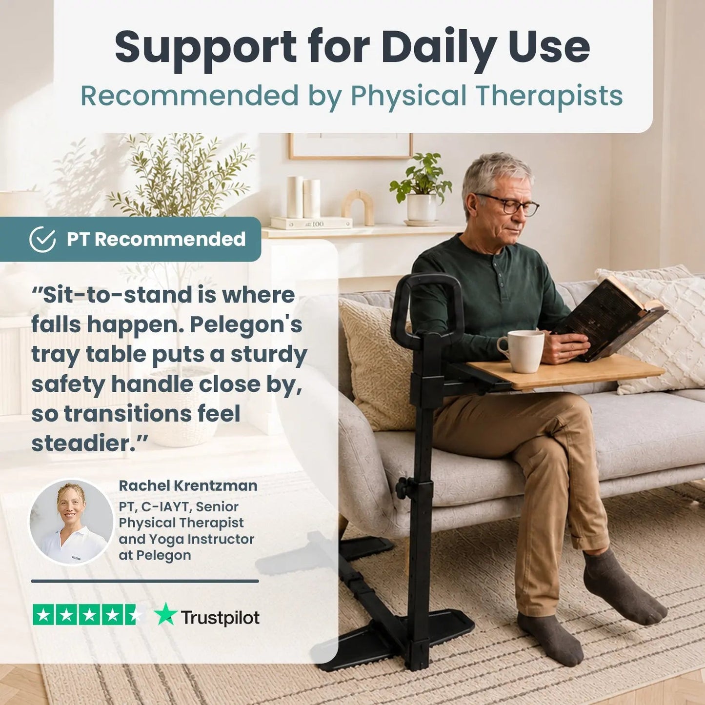 Independence Tray Table with 360-Degree Swivel