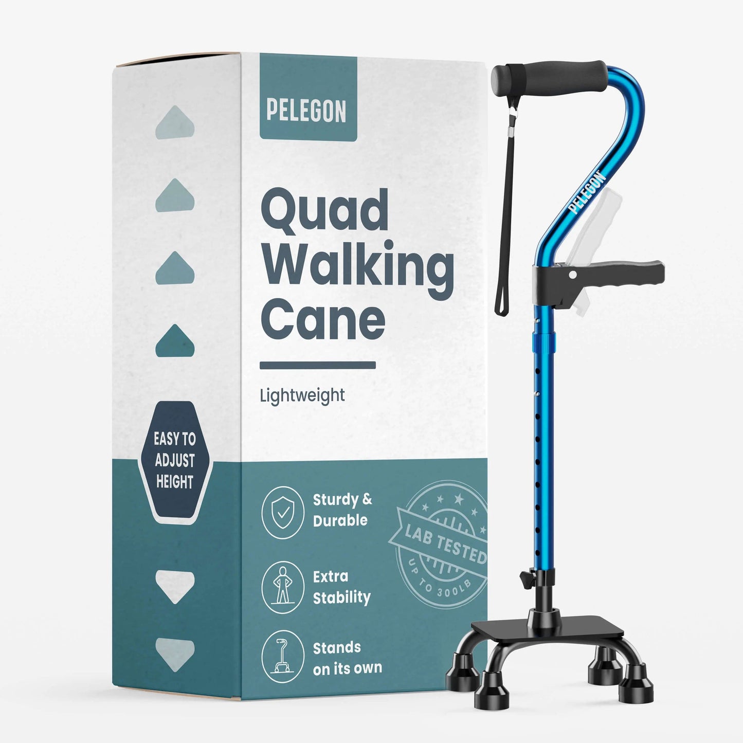 Quad Cane with Extra Handle