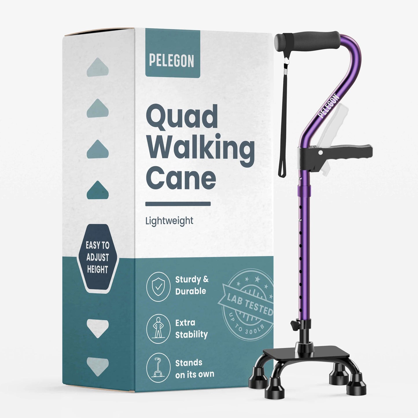 Quad Cane with Extra Handle