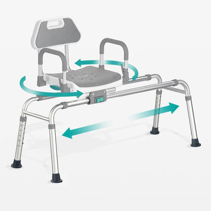 Sliding Swivel Shower Chair Transfer Bench