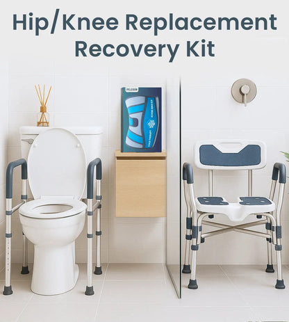 Hip and Knee Replacement Recovery Kit for Post-Surgery Support