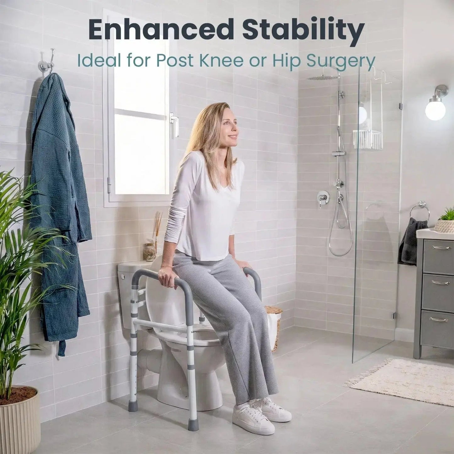 Toilet Safety Rail (350lb)