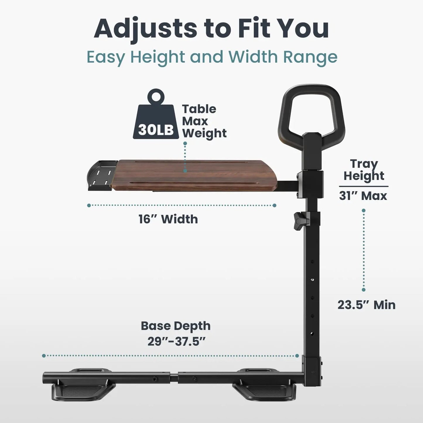 Independence Tray Table with 360-Degree Swivel
