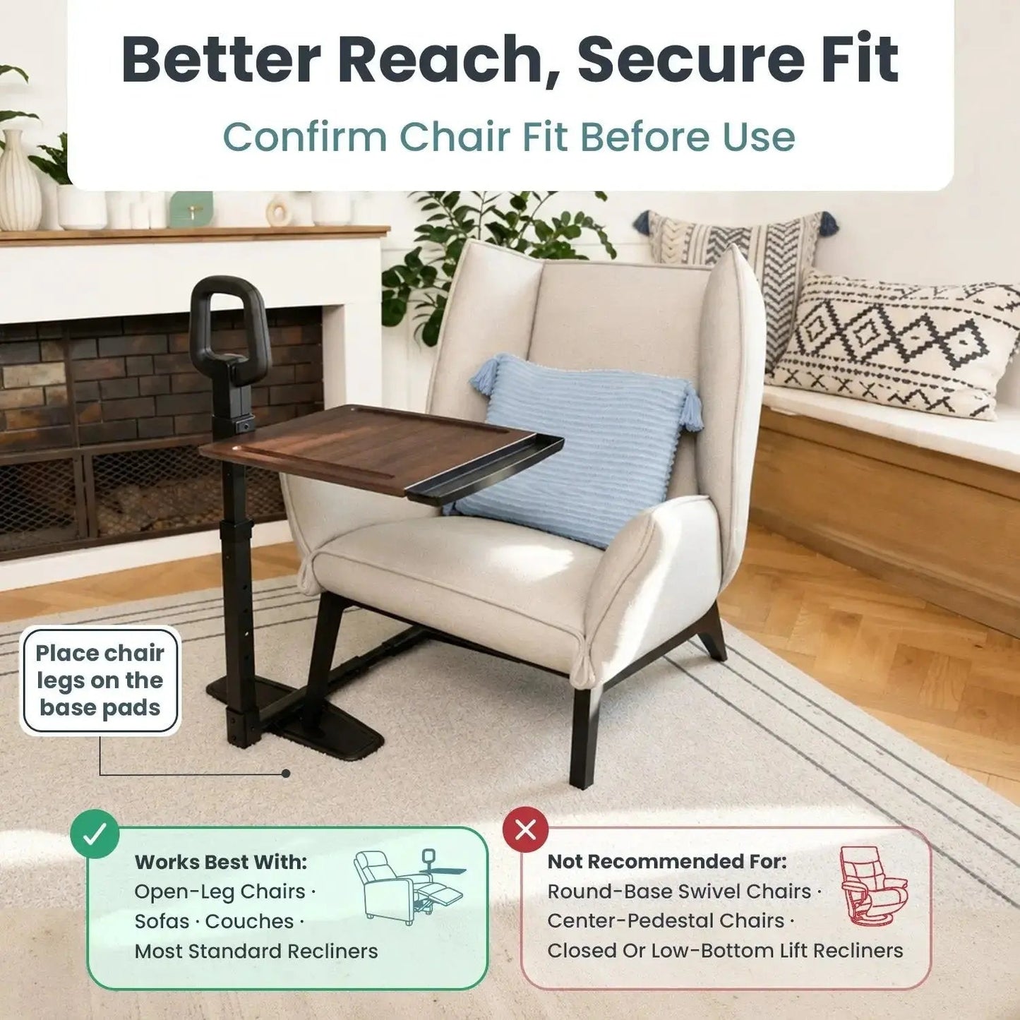 Independence Tray Table with 360-Degree Swivel