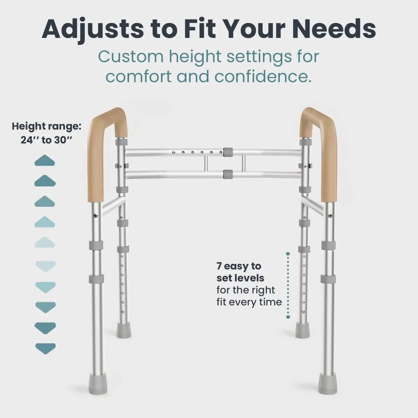Toilet Safety Rail (350lb)