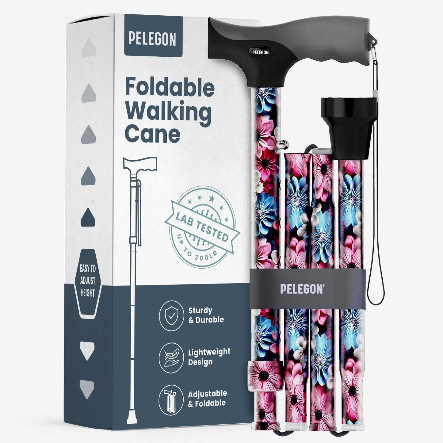 Folding Adjustable Walking Cane