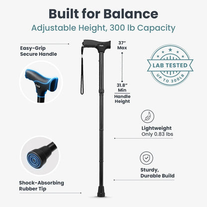 Folding Adjustable Walking Cane