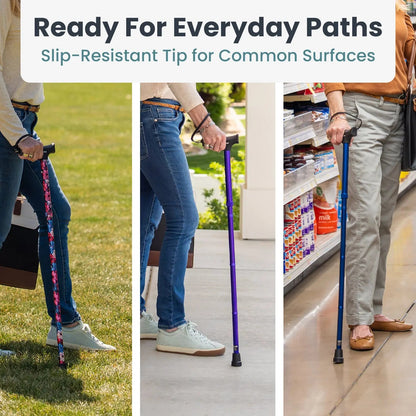 Folding Adjustable Walking Cane