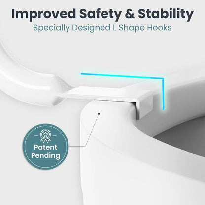 Adjustable Toilet Safety Rail (250lb Capacity)